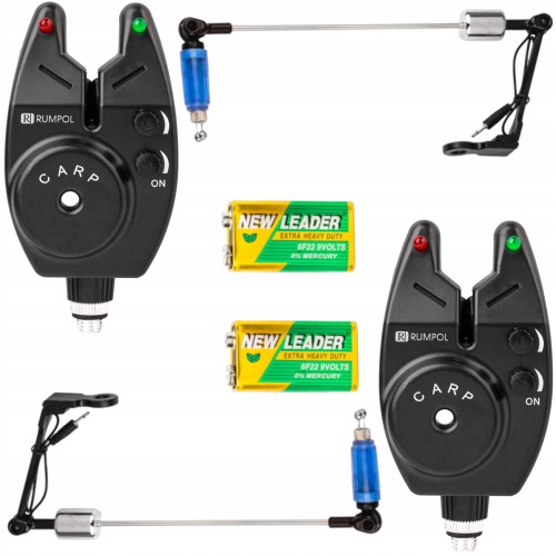 2x SYGNALIZATOR BRAŃ 2X SWINGER, LED Karp Baterie