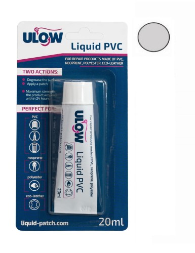 ULOW PŁYNNA ŁATKA PVC KLEJ NA PONTON MATERAC SZARA