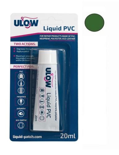 ULOW PŁYNNA ŁATKA PVC KLEJ NA PONTON MATERAC ZIELONA