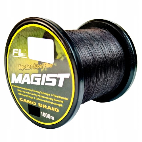 PLECIONKA WĘDKARSKA FL MAGIST 0,28 mm 1000m CZARNA