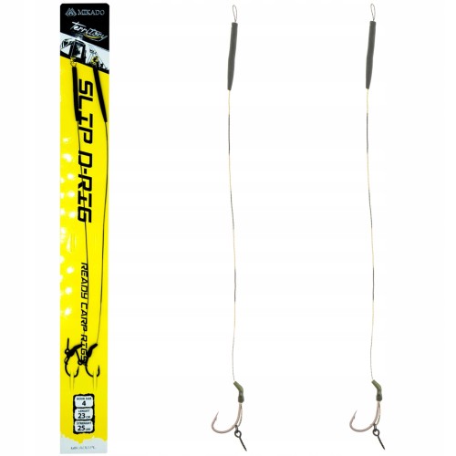 2x PRZYPON KARPIOWY MIKADO SLIP D-RIG 23cm/25lbs - HAK No2