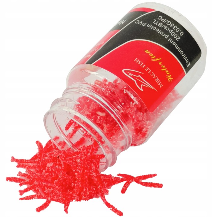 SZTUCZNY ROBAK JOKERS PRZYNĘTA AROMATYZOWANA 20mm 200 sztuk