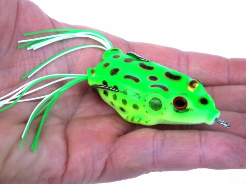 ŻABA PRZYNĘTA POWIERZCHNIOWA ANTYZACZEPOWA 12g SPINNING