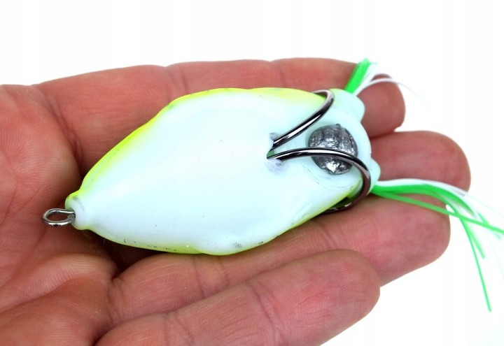 ŻABA PRZYNĘTA POWIERZCHNIOWA ANTYZACZEPOWA 12g SPINNING