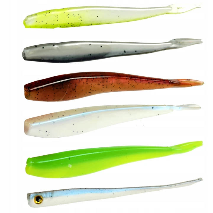 6x GUMA JASKÓŁKA FL 11.5 CM SANDACZ SZCZUPAK 6 SZTUK