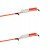 2x ŚWIETLIK ELEKTRONICZNY LED NA SZCZYTÓWKĘ FEEDER + BATERIA CZERWONY