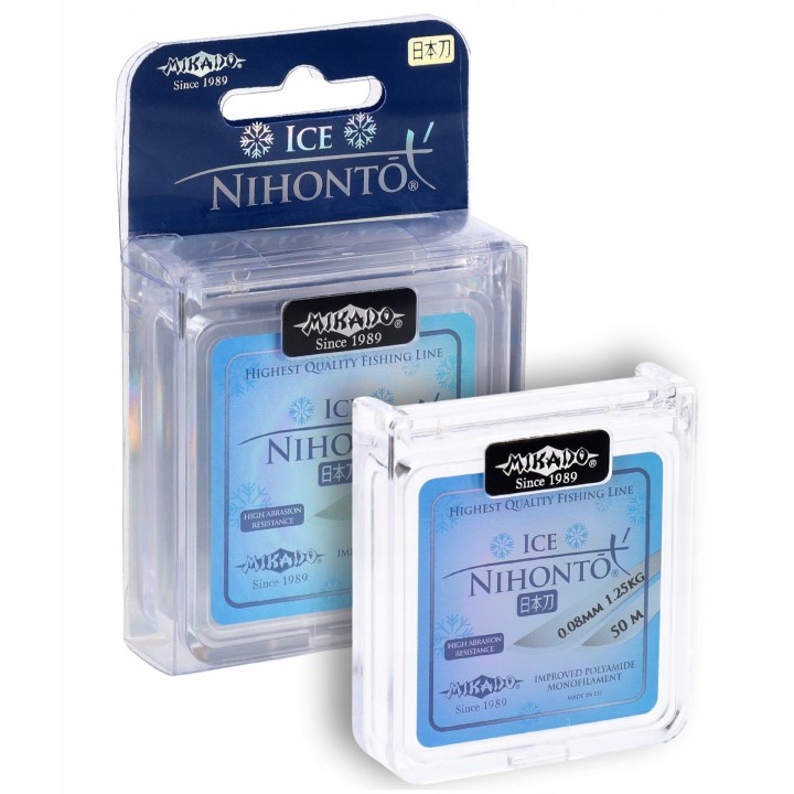 ŻYŁKA MIKADO NIHONTO ICE 0.12 / 2.5 KG / 50 M NA LÓD