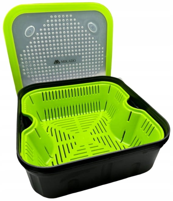 PUDEŁKO POJEMNIK DO ODSĄCZANIA PELLETU 1L + SITKO ZESTAW