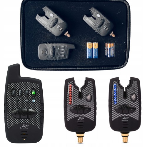 ZESTAW SYGNALIZATORÓW Z CENTRALKĄ 2+1 LINIA LED MIRACLE FISH