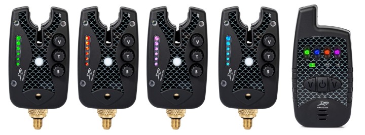 ZESTAW SYGNALIZATORÓW Z CENTRALKĄ 4+1 LINIA LED MIRACLE FISH