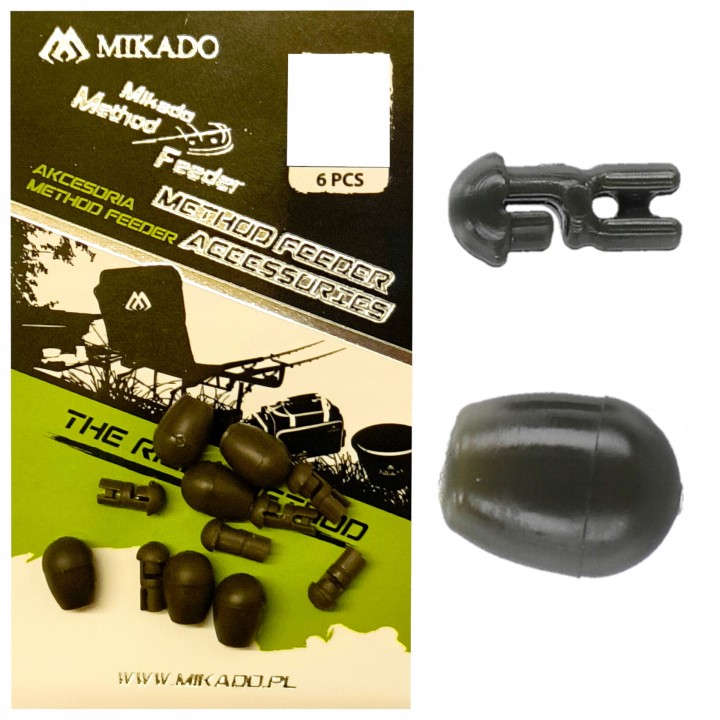 6x ŁĄCZNIK MIKADO CONNECTOR L DO PRZYPONU METHOD FEEDER