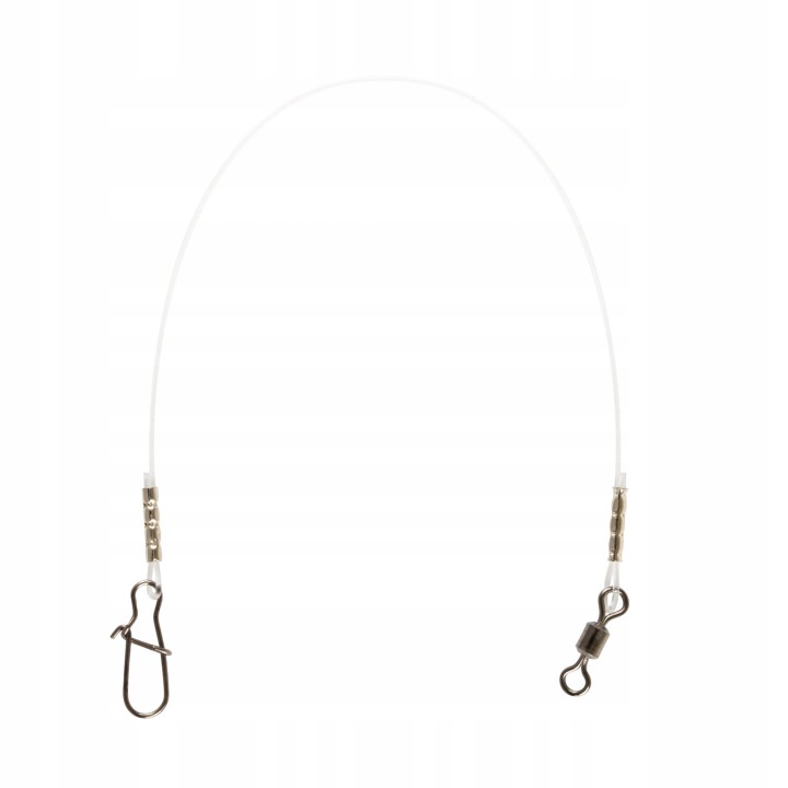 2x PRZYPON FLUOROCARBON 45CM/23KG DWIE SZTUKI