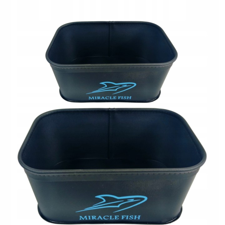 3x POJEMNIK SET EVA FEEDER KUWETA PUDEŁKA MIRACLE FISH 3 SZTUKI