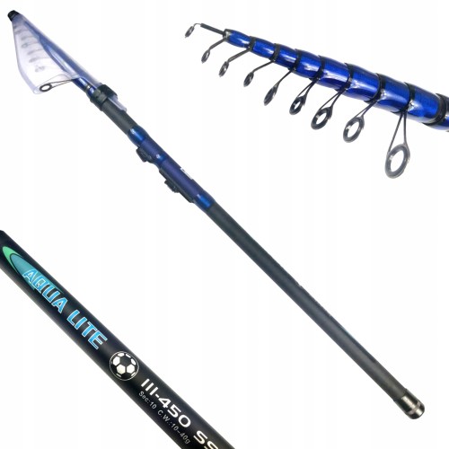 WĘDKA AQUA LITE 500/40g TELESKOPOWA WĘGLOWA 500cm
