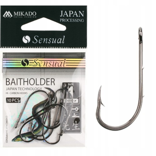 10x HACZYK GRUNTOWY BN 2/0 MIKADO BAITHOLDER 10 SZTUK 2/0