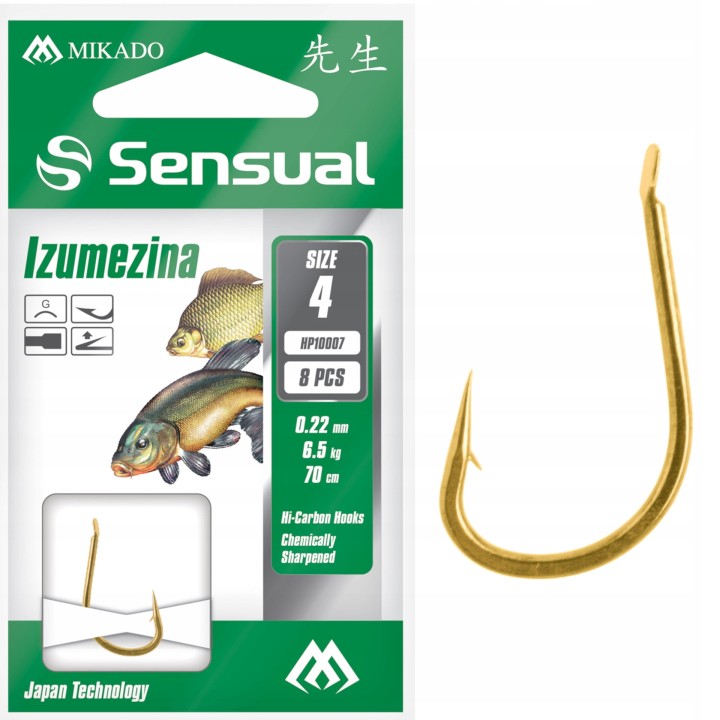 8x HACZYK Z PRZYPONEM no8 MIKADO IZUMEZINA 8 SZTUK HACZYK no8